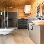 Wooden House In With *