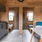 Wooden House In With *