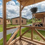 Wooden House In With *
