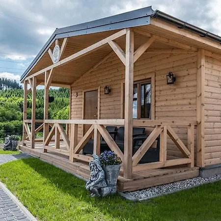 Wooden House In With *