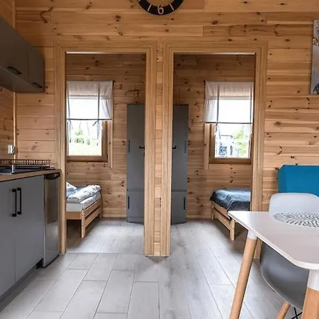 Wooden House In With *