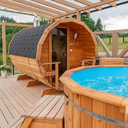 펜션 Wooden House In With *