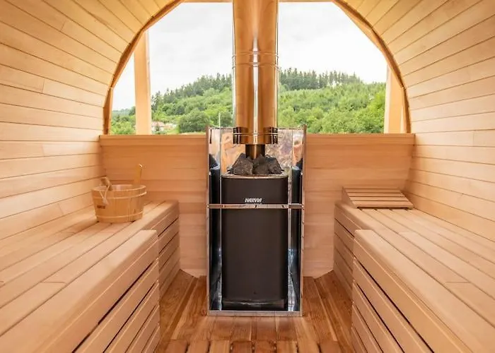 Wooden House In With 펜션