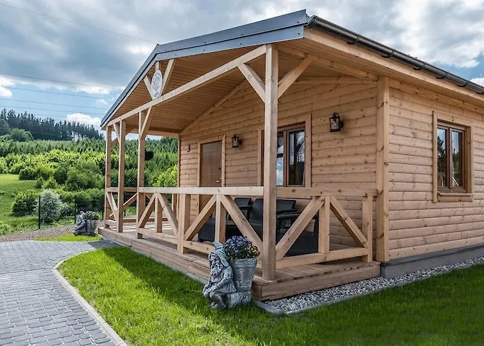 Wooden House In With *