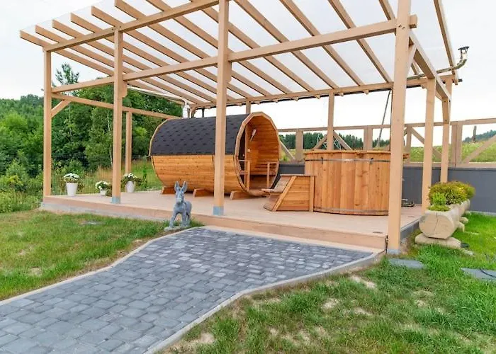 펜션 Wooden House In With *