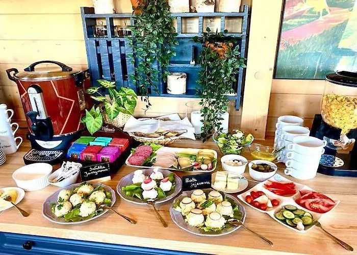 Wooden House In With *