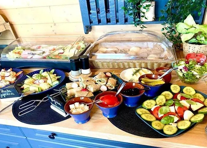 Wooden House In With *