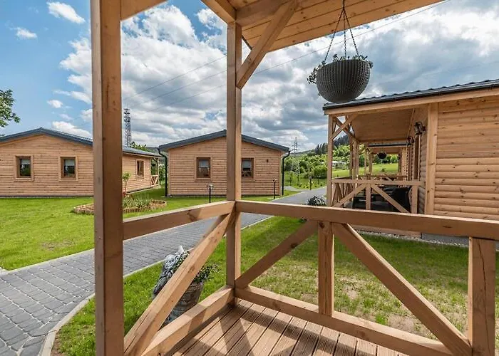 Wooden House In With *